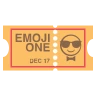 Bilhete Emoji 🎫 image - EmojiTwo style