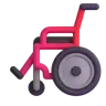 Manual Wheelchair Emoji 🦽 image - Microsoft 3D Fluent style