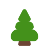 常緑樹 Emoji 🌲 image - Microsoft Classic 2D style