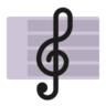 Emoji Hangjegy 🎼 image - Microsoft Classic 2D style