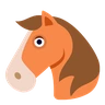 Face de cheval Emoji 🐴 image - Skype style