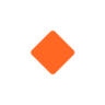 スモールオレンジダイヤモンド Emoji 🔸 image - Microsoft Classic 2D style