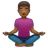 Person In Lotus Position: Medium-Dark Skin Tone