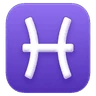 Piscis Emoji ♓ image - Huawei Harmony OS style