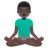 Man In Lotus Position: Dark Skin Tone