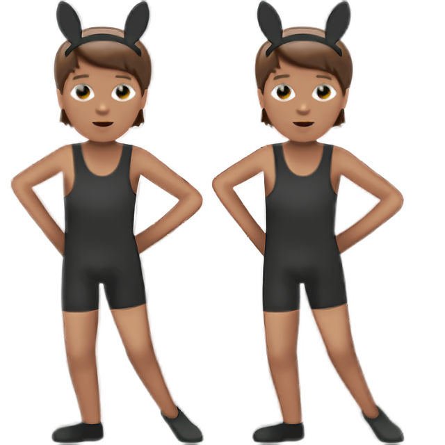 People With Bunny Ears: Medium Skin Tone