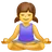 Woman In Lotus Position