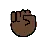 Raised Fist: Dark Skin Tone
