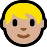 Person: Medium-Light Skin Tone Emoji 🧑🏼 image - Microsoft Windows 10 Segoe UI Emoji style
