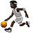 Person Bouncing Ball: Dark Skin Tone