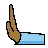 Leftwards Pushing Hand: Medium-Dark Skin Tone