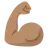 Flexed Biceps: Medium Skin Tone