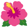 Hibiscus Emoji 🌺 image - Google Noto Color style