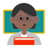 Teacher: Medium-Dark Skin Tone Emoji 🧑🏾‍🏫 image - Tossface style