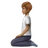 Person Kneeling: Medium Skin Tone