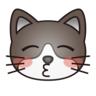 Cara de gato besando Emoji 😽 image - Emojidex style