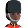 Guard: Dark Skin Tone Emoji 💂🏿 image - Facebook Messenger (2016) style