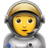 Astronaut Emoji 🧑‍🚀 image - Apple style