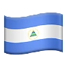 Flag: Nicaragua Emoji 🇳🇮 image - Apple style