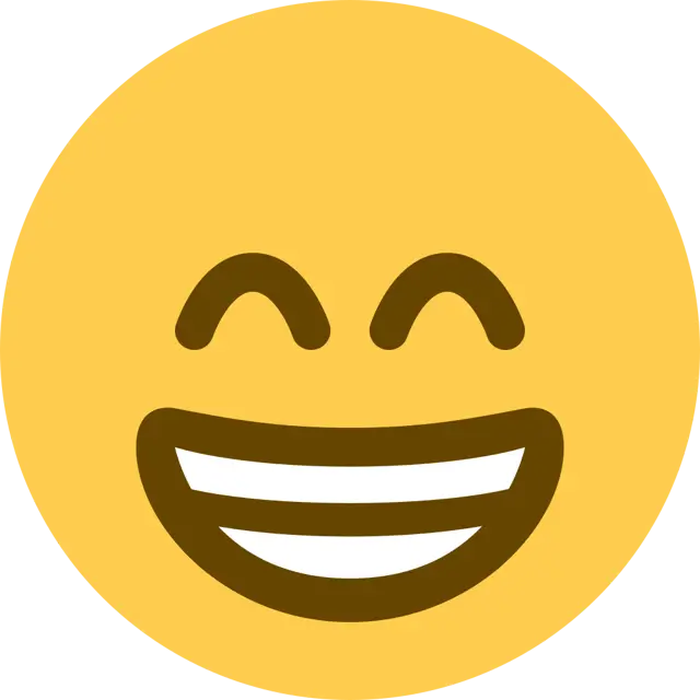 Beaming Face With Smiling Eyes
