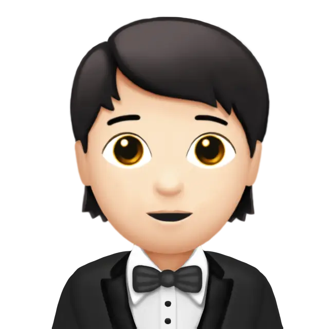Person In Tuxedo: Light Skin Tone