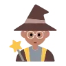 Mage: Medium Skin Tone Emoji 🧙🏽 image - Tossface style