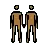 Men Holding Hands: Medium-Dark Skin Tone