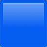Blue Square Emoji 🟦 image - Apple style