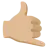Call Me Hand: Medium-Light Skin Tone