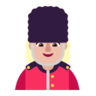 Woman Guard: Medium-Light Skin Tone Emoji 💂🏼‍♀️ image - Microsoft Classic 2D style