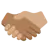 Handshake: Medium-Dark Skin Tone, Medium Skin Tone