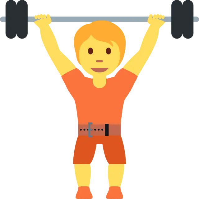 Person Lifting Weights