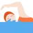 Person Swimming: Light Skin Tone