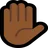 Raised Hand: Medium-Dark Skin Tone