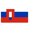 Flag: Slovakia Emoji 🇸🇰 image - SerenityOS style