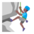 Man Climbing: Medium-Dark Skin Tone
