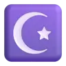 Star And Crescent Emoji ☪ image - Microsoft 3D Fluent style