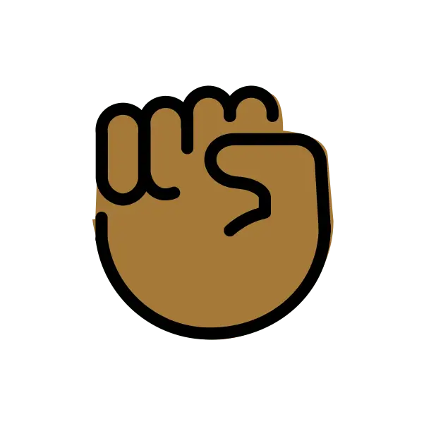 🏾 - Raised Fist: Medium-Dark Skin Tone Emoji meaning, copy and paste ...
