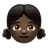 Girl: Dark Skin Tone