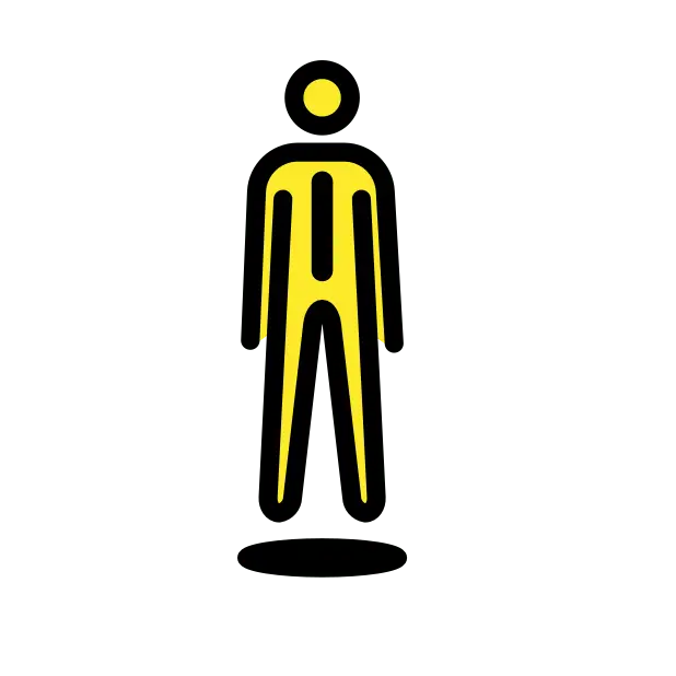 Person In Suit Levitating