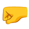 Linke Faust Emoji 🤛 image - Google Noto Color Animated style