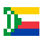 Flag: Comoros