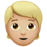 Person: Medium-Light Skin Tone Emoji 🧑🏼 image - Apple style