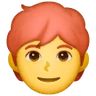 Person: Red Hair Emoji 🧑‍🦰 image - Samsung style