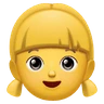Fille Emoji 👧 image - Huawei Harmony OS style