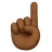 Index Pointing Up: Medium-Dark Skin Tone