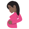 Pregnant Woman: Dark Skin Tone Emoji 🤰🏿 image - EmojiTwo style