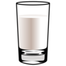 แก้วนม Emoji 🥛 image - Emojidex style
