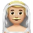 Man With Veil: Medium-Light Skin Tone