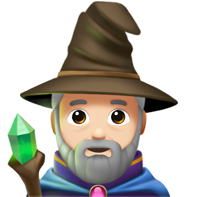 Man Mage: Light Skin Tone